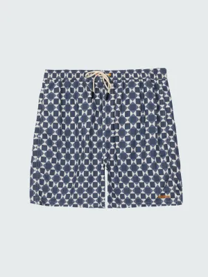 Men's Atlas Print Swim Shorts