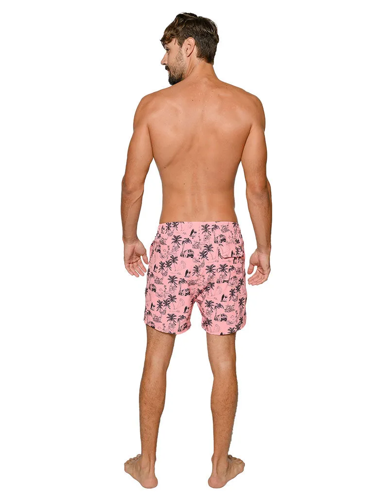 Men's Stretch Shorts with full boxer lining in designer prints