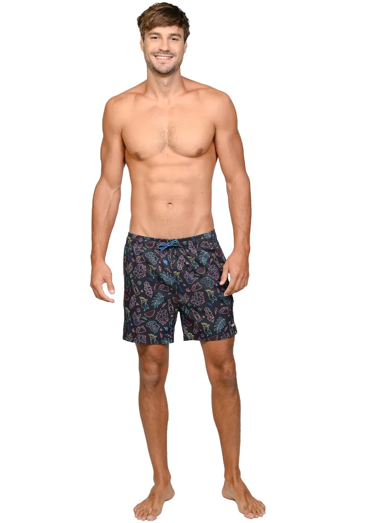 Men's Stretch Shorts with full boxer lining in designer prints