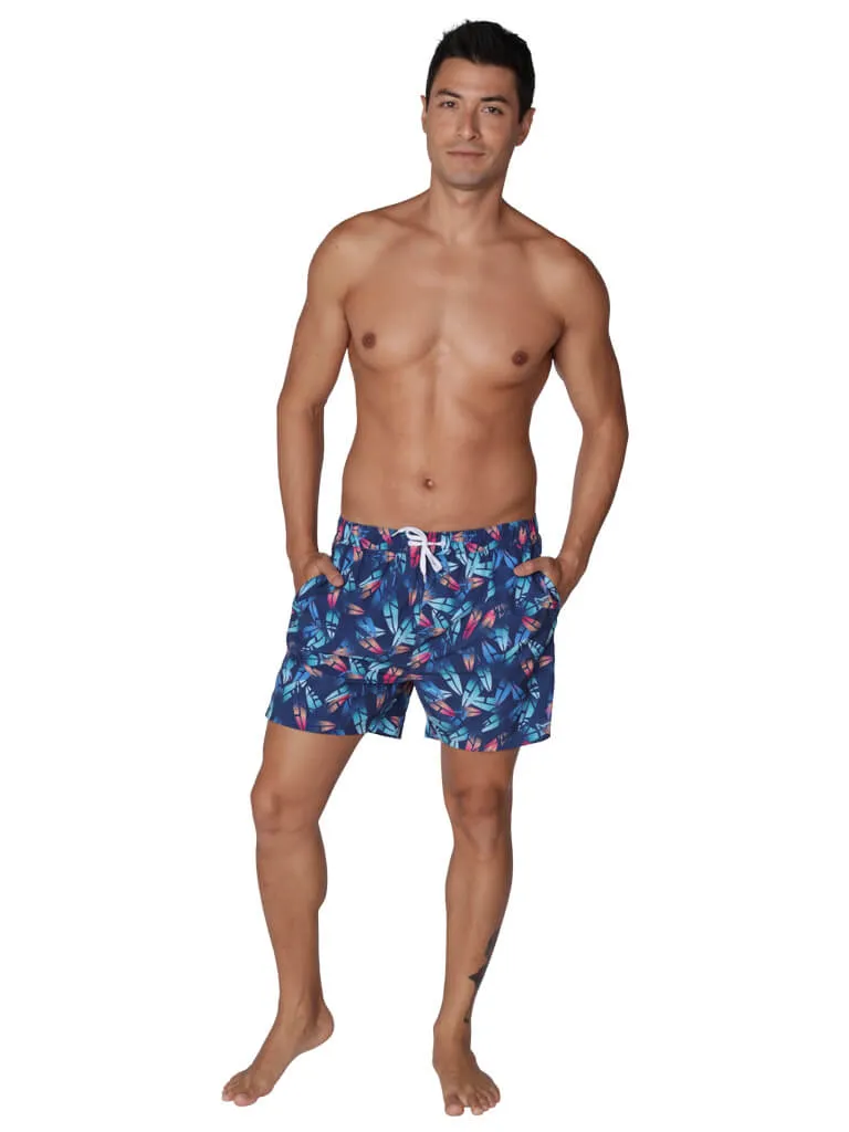 Men's Stretch Shorts with full boxer lining in designer prints