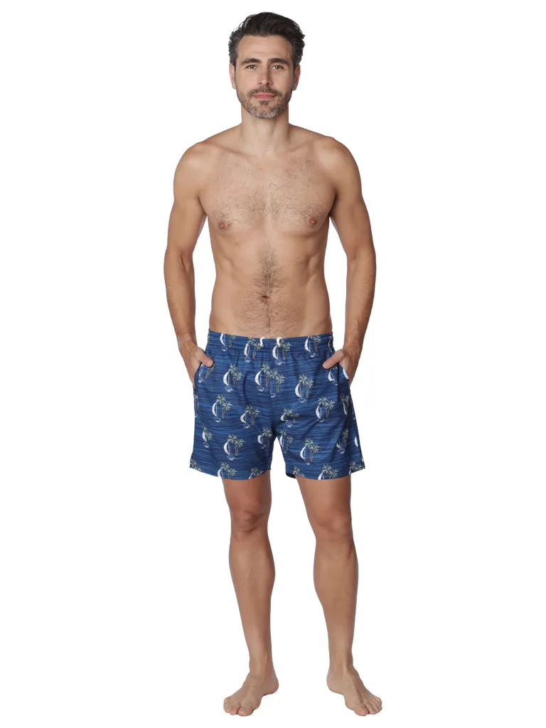 Men's Stretch Shorts with full boxer lining in designer prints