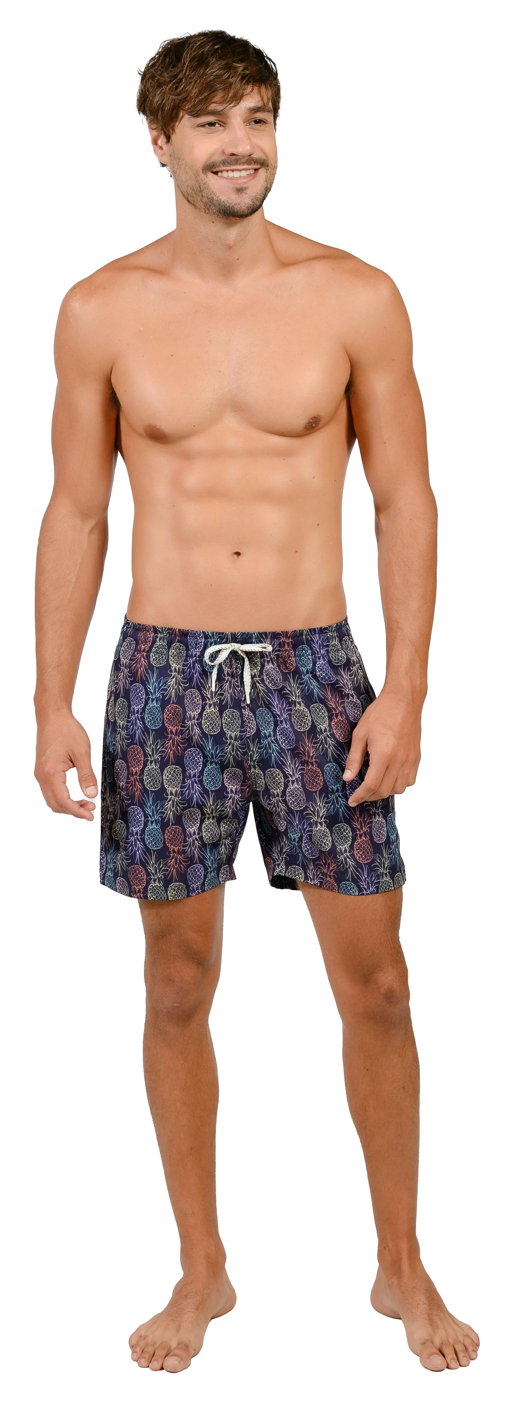 Men's Stretch Shorts with full boxer lining in designer prints