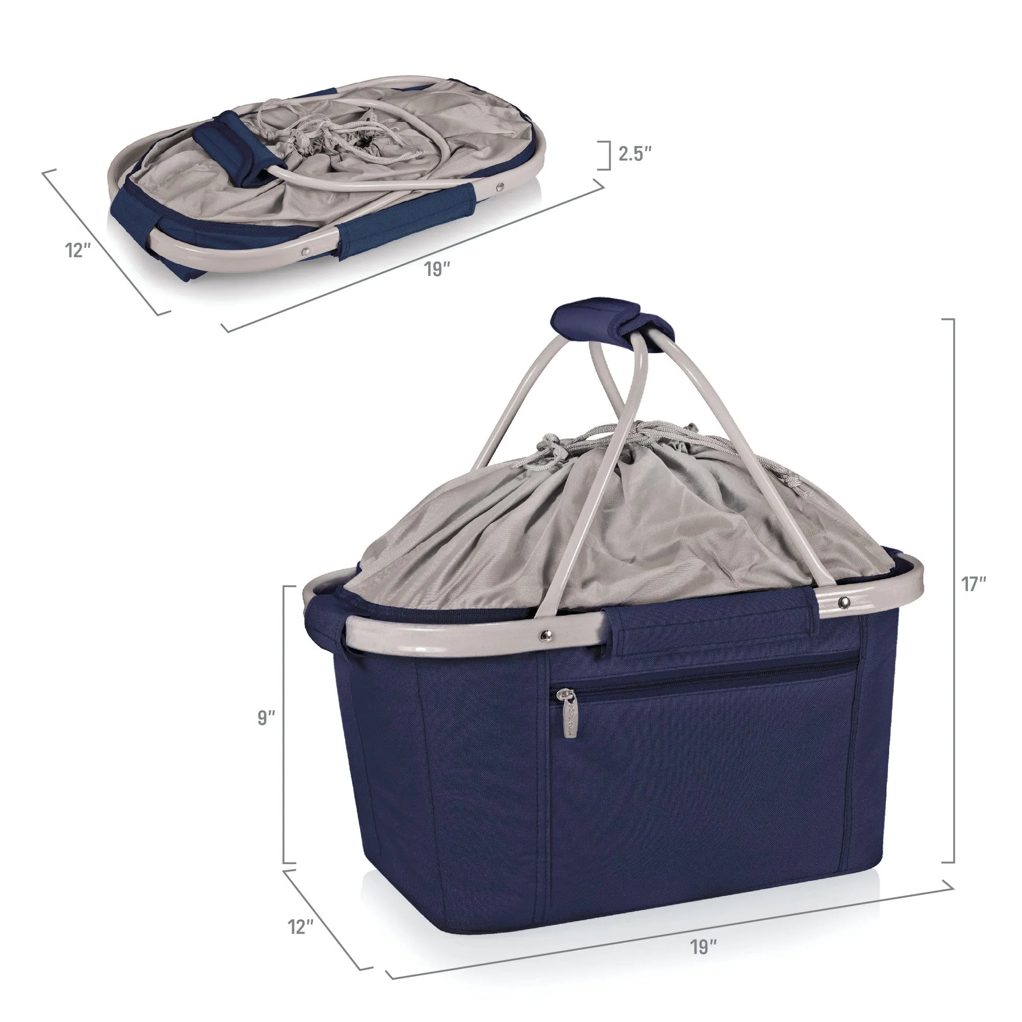 Michigan Wolverines - Metro Basket Collapsible Cooler Tote