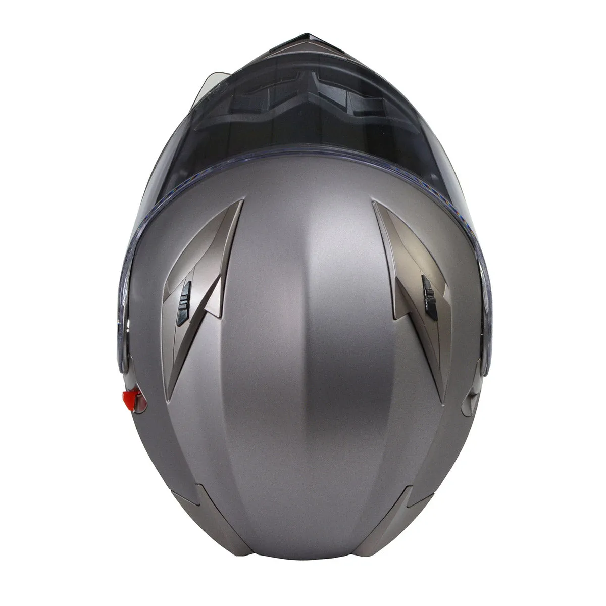 Milwaukee Helmets MPH9808DOT 'Ionized' Silver Advanced Motorcycle