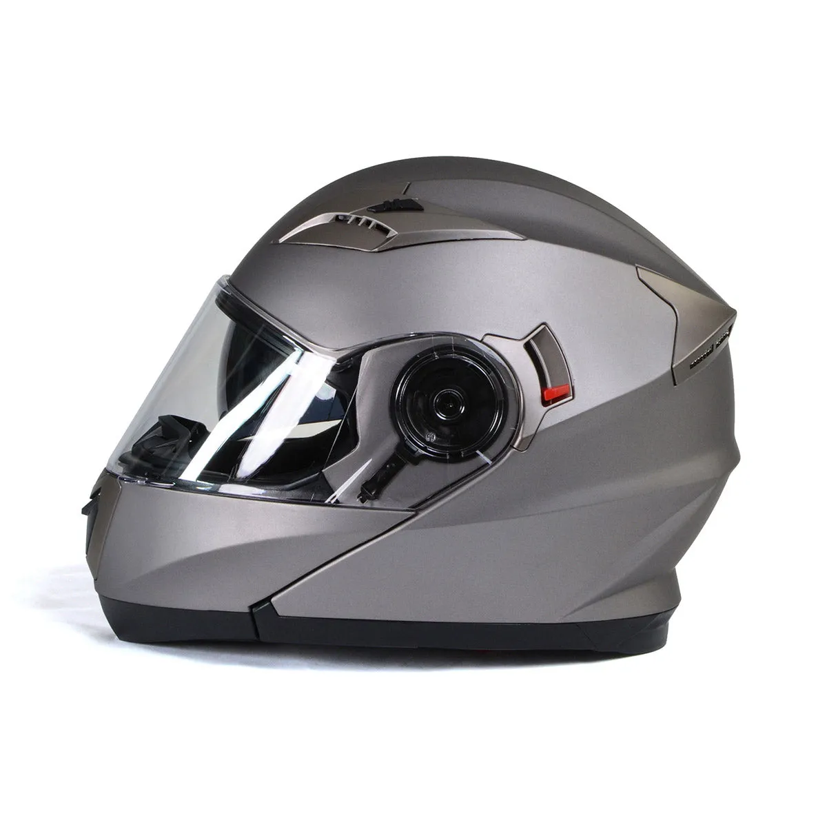 Milwaukee Helmets MPH9808DOT 'Ionized' Silver Advanced Motorcycle