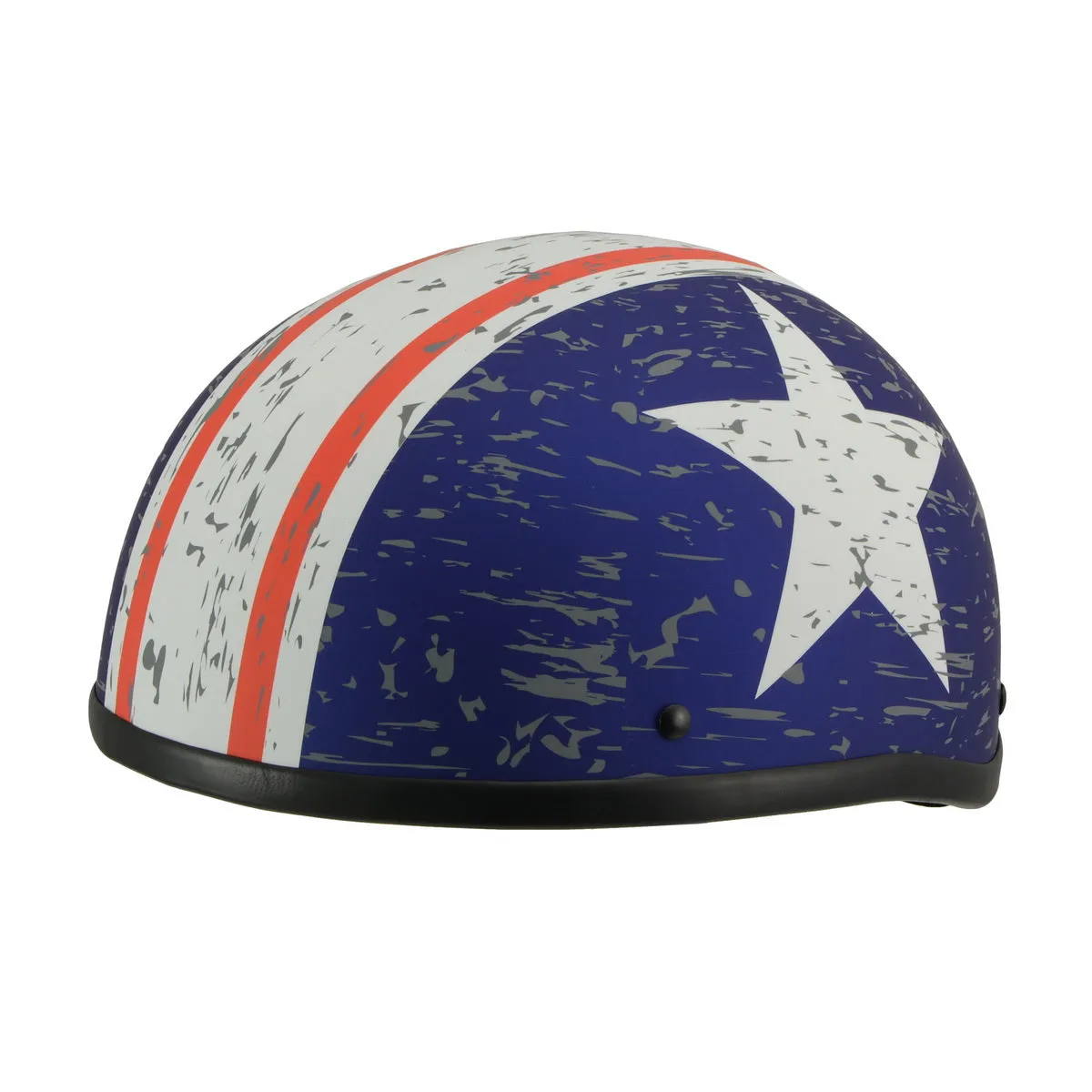 Milwaukee Performance Helmets MPH9774DOT 'Vintage Star' DOT Half Face Helmet