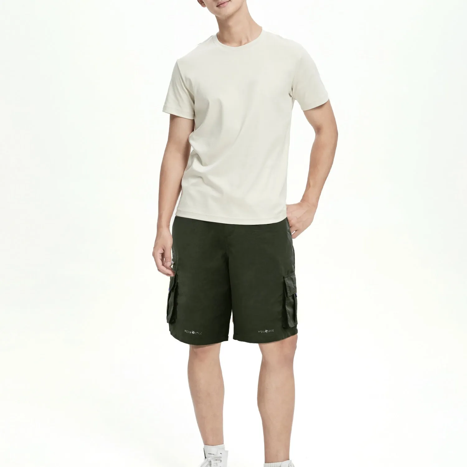 Misha Comfortable Men's Cargo Shorts - Army