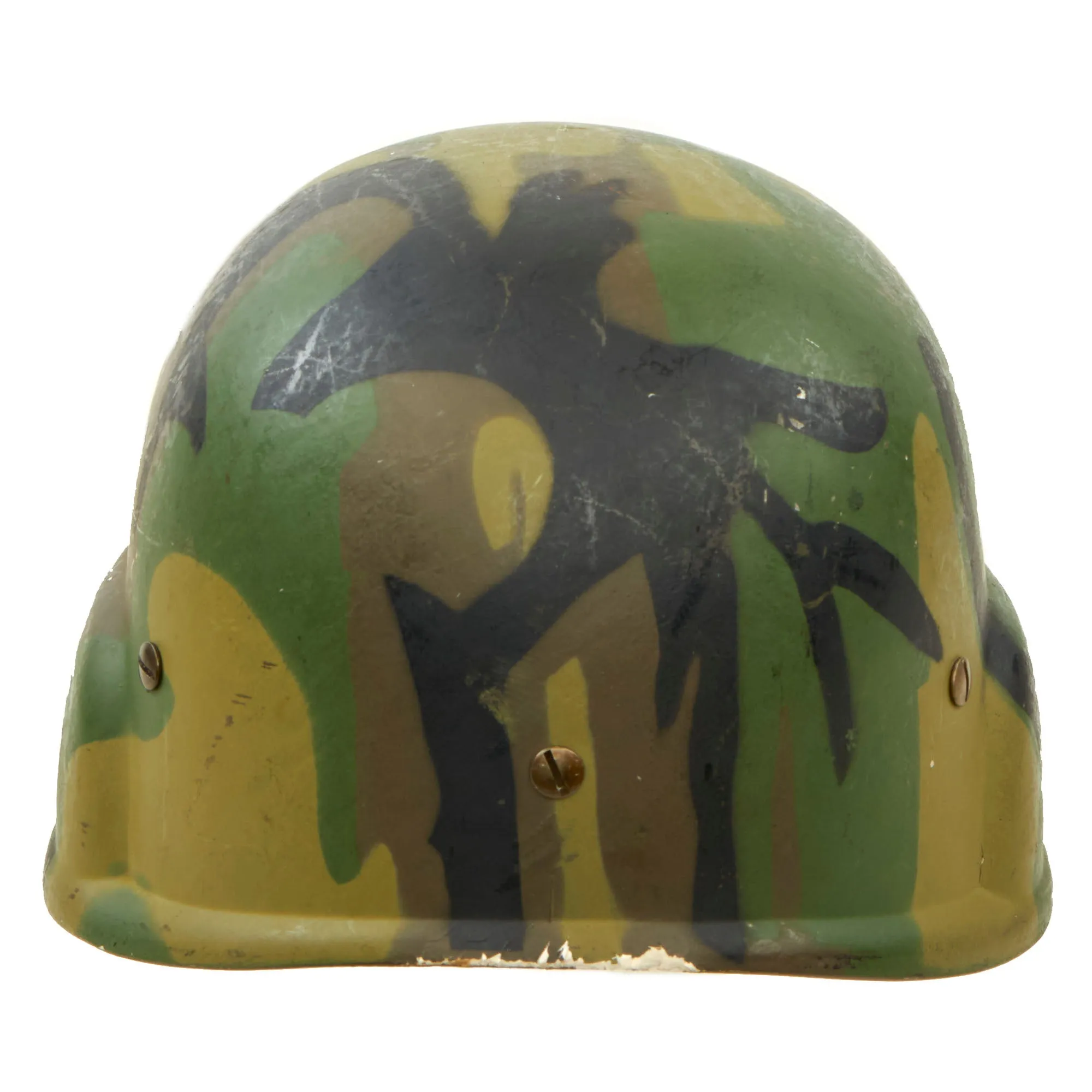 Original U.S. Late 1970s Early Personnel Armor System for Ground Troops Experimental PASGT Ceramic “Fritz” Helmet