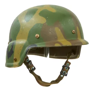 Original U.S. Late 1970s Early Personnel Armor System for Ground Troops Experimental PASGT Ceramic “Fritz” Helmet