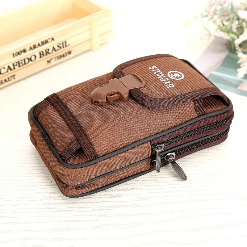 Oxford Cloth Waterproof Snap Phone Bag