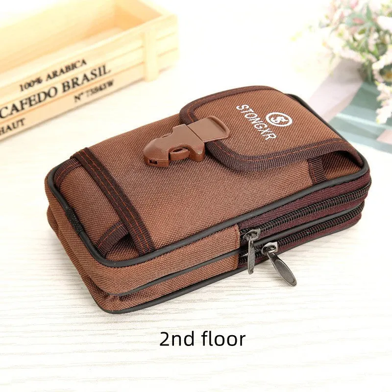 Oxford Cloth Waterproof Snap Phone Bag