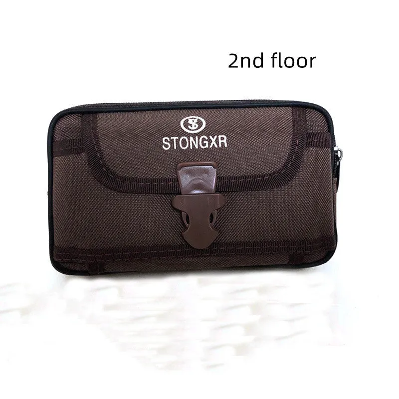 Oxford Cloth Waterproof Snap Phone Bag