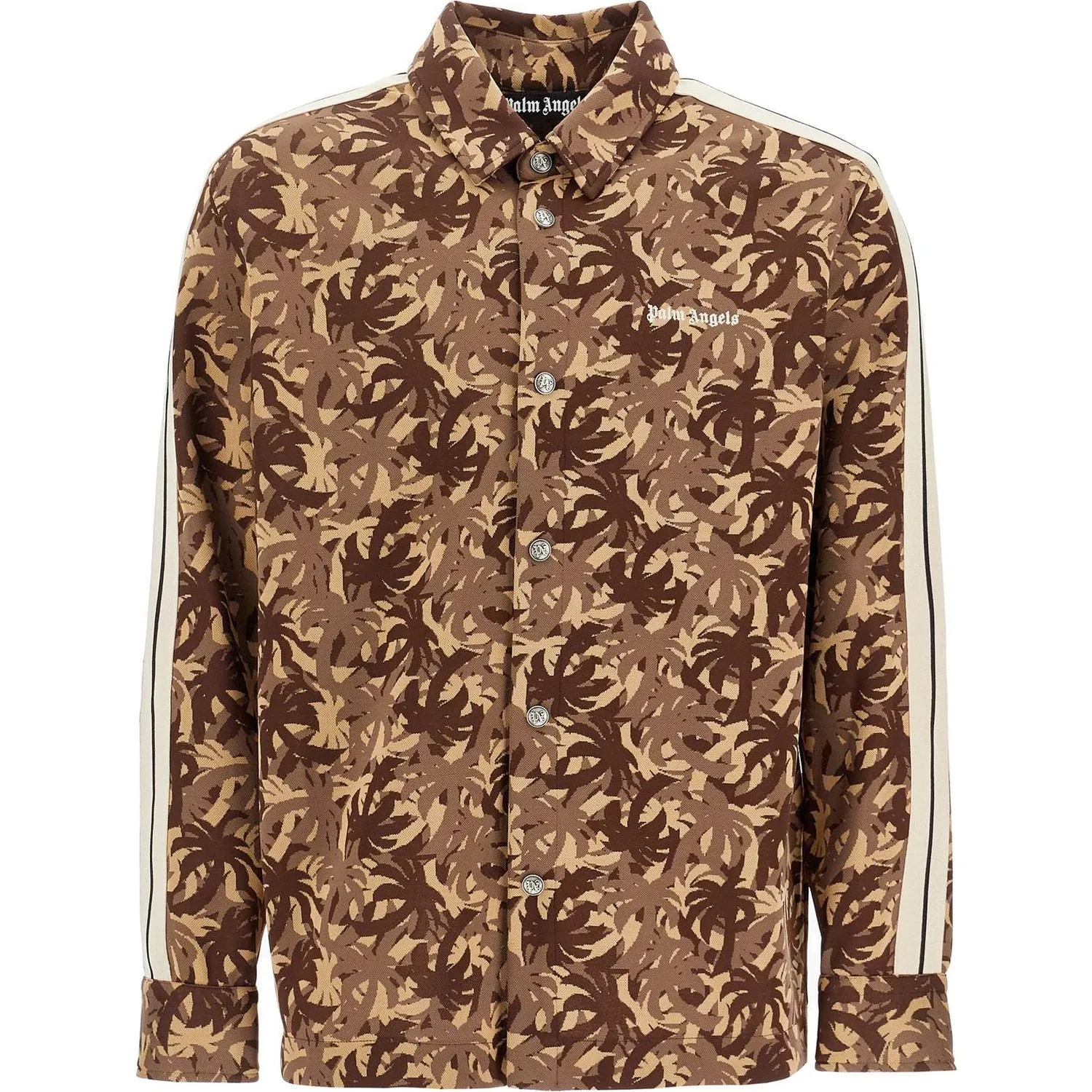 Palm Angels camouflage track overshirt