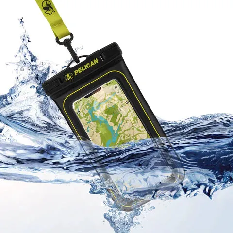 Pelican Marine Waterproof Floating Pouch (Black / Yellow)