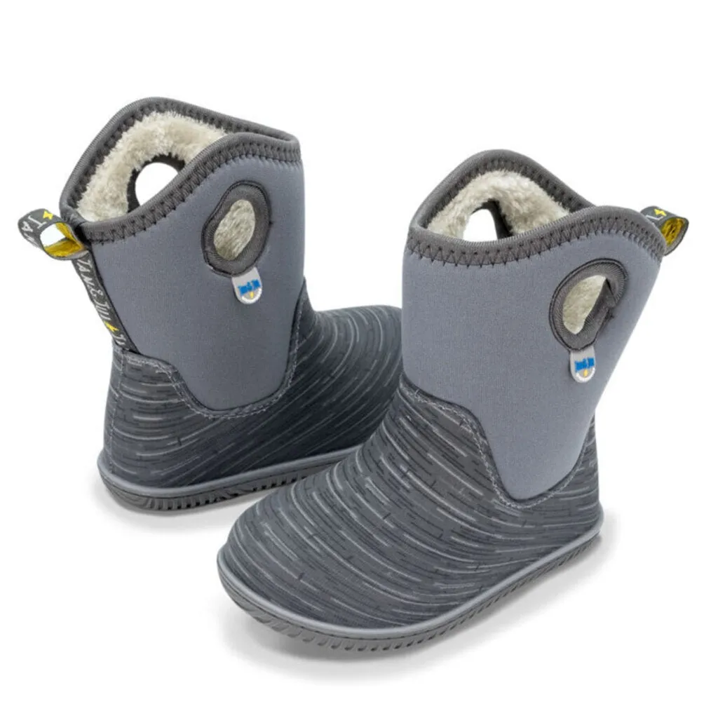 Size 13: Jan & Jul GREY Birch Toasty-Dry Lite Winter Rain Boots NEW