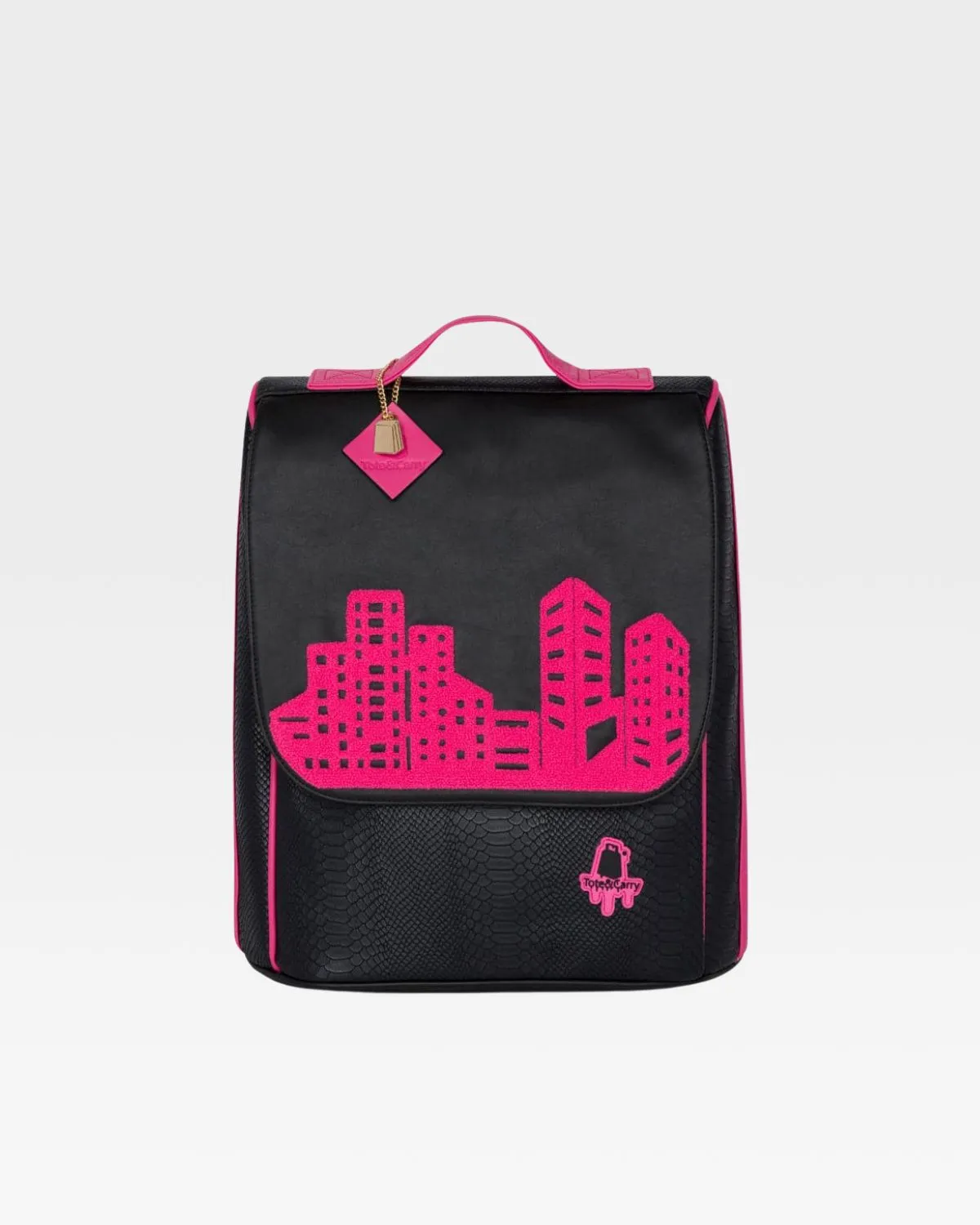 Skyline Backpack in Neon Pink