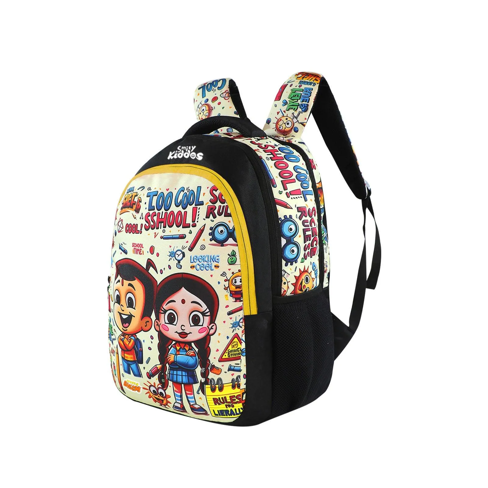 Smily Kiddos - Licensed Chhota Bheem Junior Backpack Too Cool III - Yellow