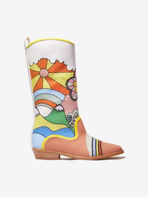 Stella McCartney Girls Cowboy Boots in Multicolour