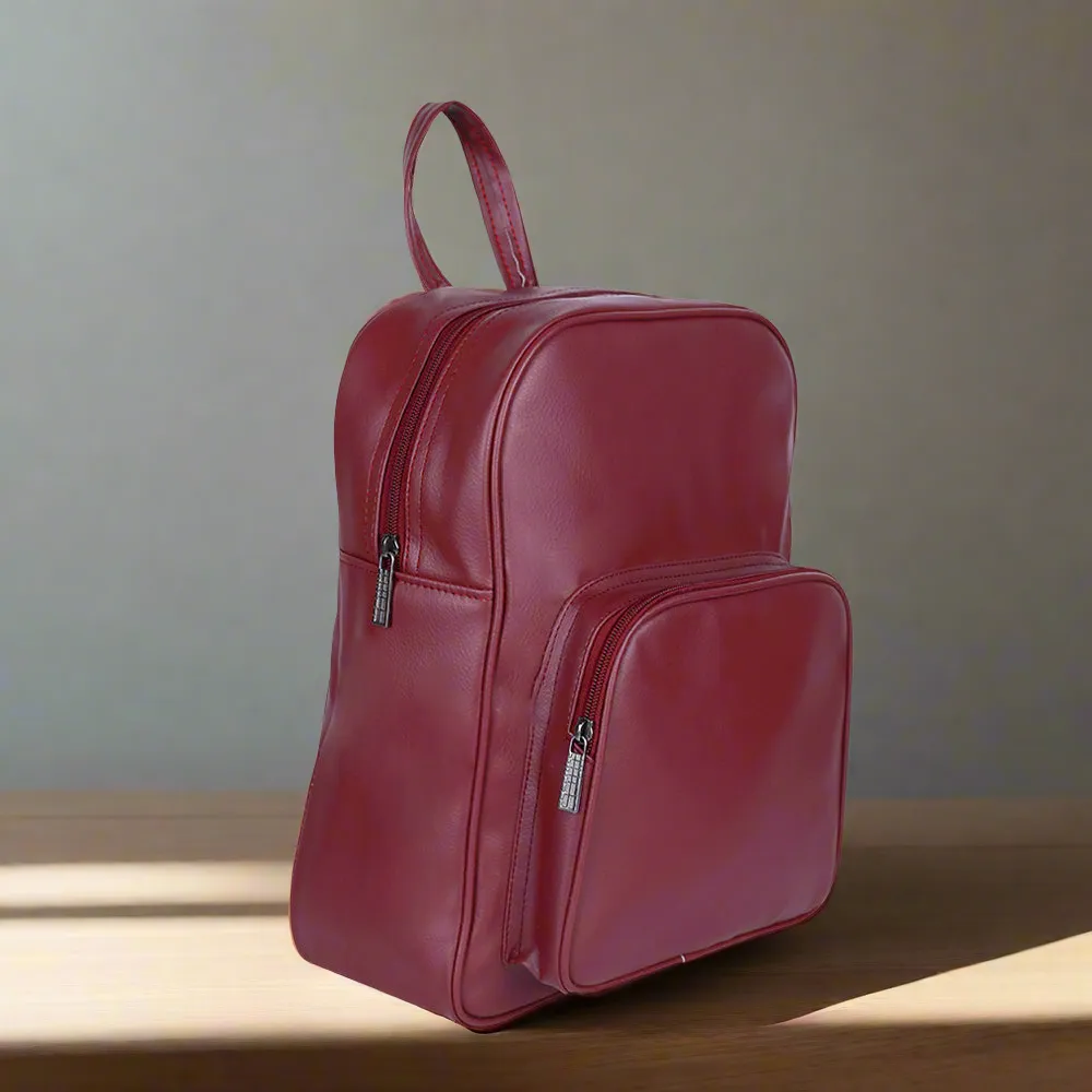 Stylish Maroon Backpack