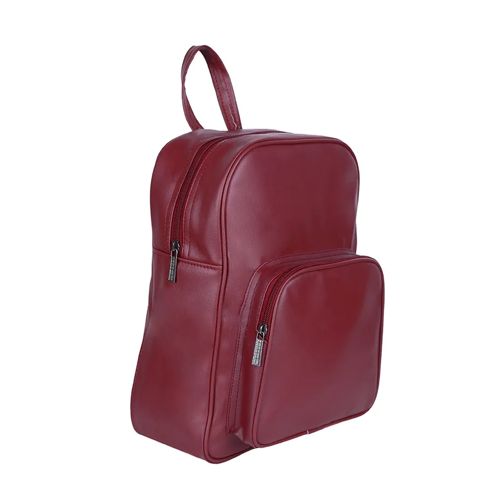 Stylish Maroon Backpack