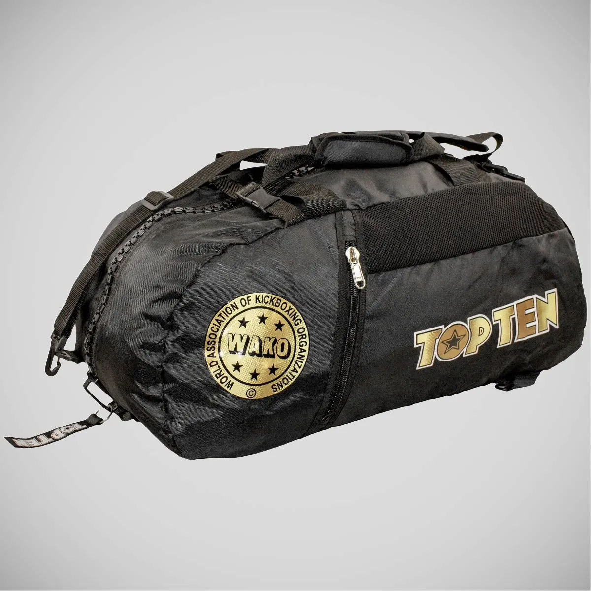 Top Ten WAKO Sportsbag/Backpack Black/Gold