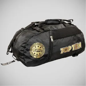 Top Ten WAKO Sportsbag/Backpack Black/Gold