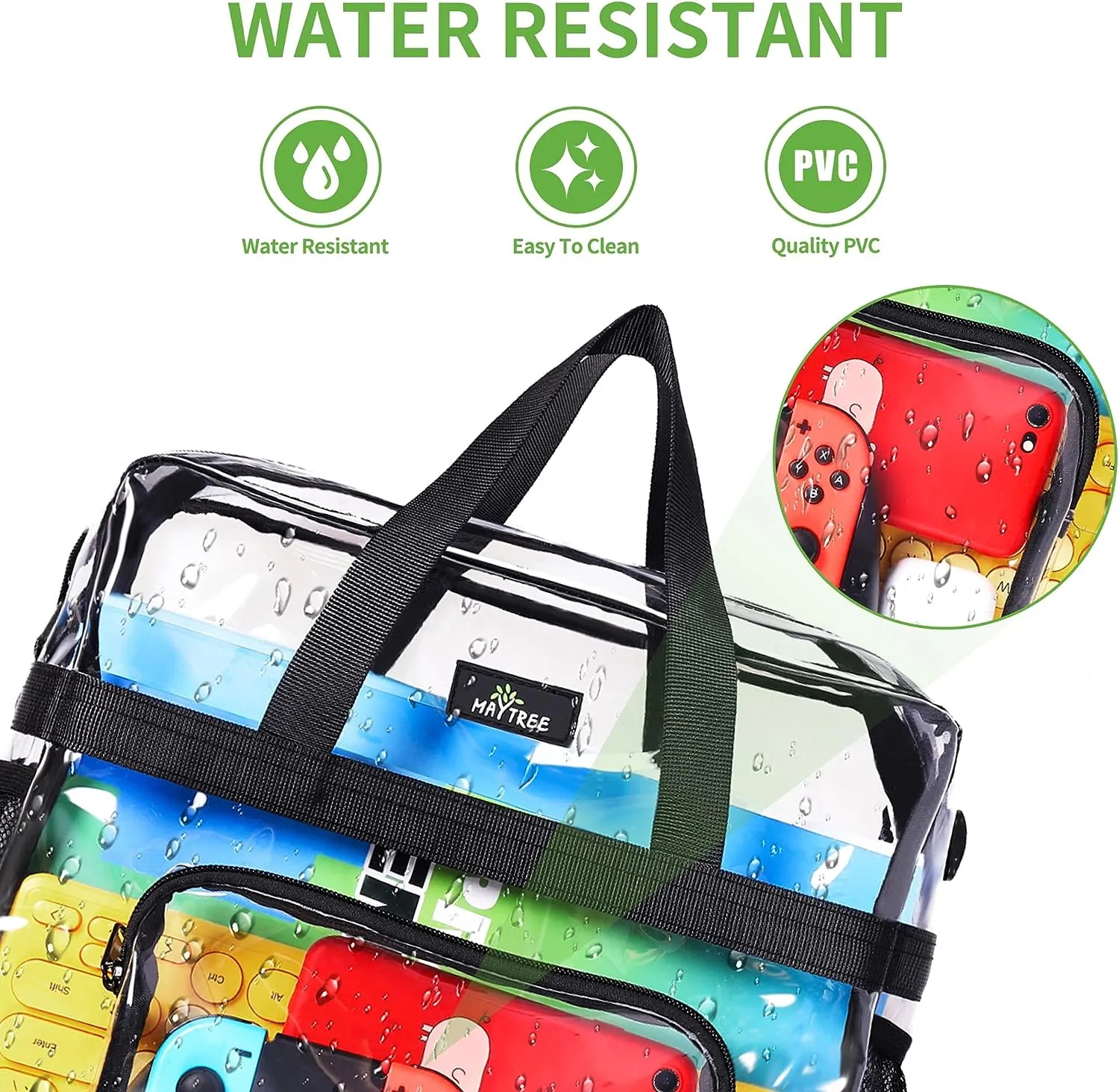 Transparent Waterproof PVC Tote Bag